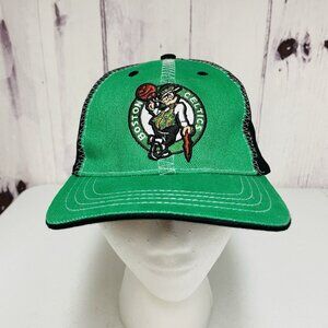 Boston Celtics Pierce Hat Drew Pearson Juvenile Adjustable Cap Green Black